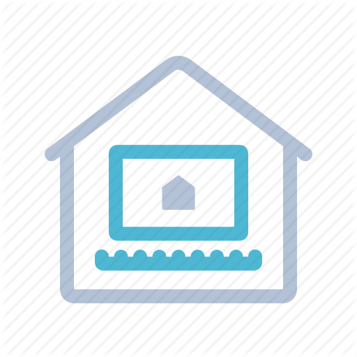 Computer, Home, House, Notebook, Smart Home, Technology Icon