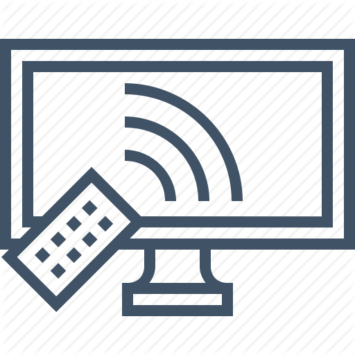 Display, Remote, Screen, Smart, Tv Icon