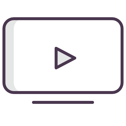 Play, Video, Smart Tv Icon Free Of Line Mix Icons