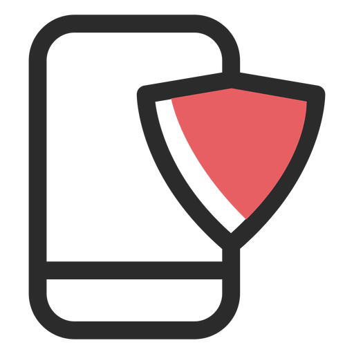 Smartphone Security Colored Stroke Icon