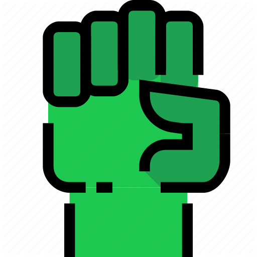 Fist, Hero, Power, Smash, Superhero Icon