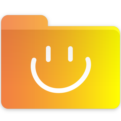 Smile, Folder Icon Free Of Gradient Folders