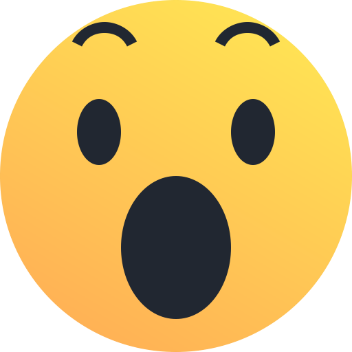 Shock, Reaction, Emoji Icon