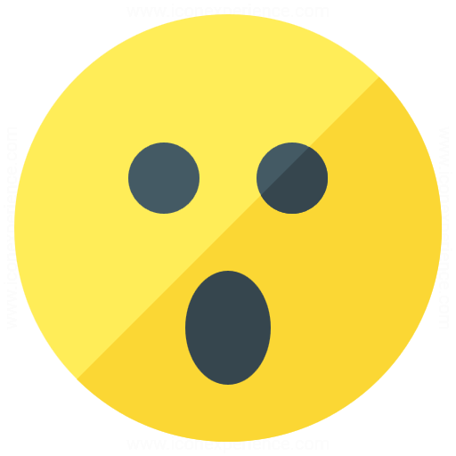 Iconexperience G Collection Emoticon Surprised Icon