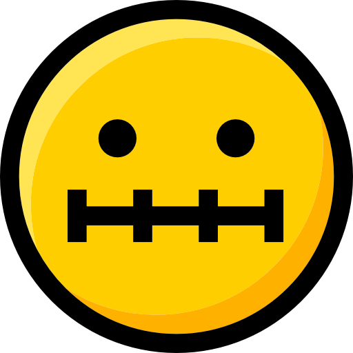 Quiet, Emoticons, Emoji, Feelings, Smileys Icon