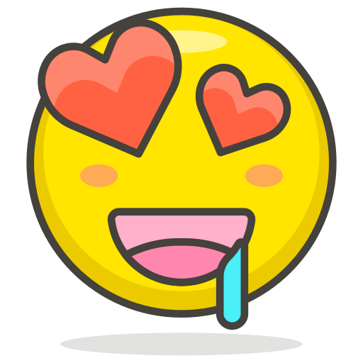 Smiling, Face, With, Heart, Eyes Icon Free Of Free Vector Emoji