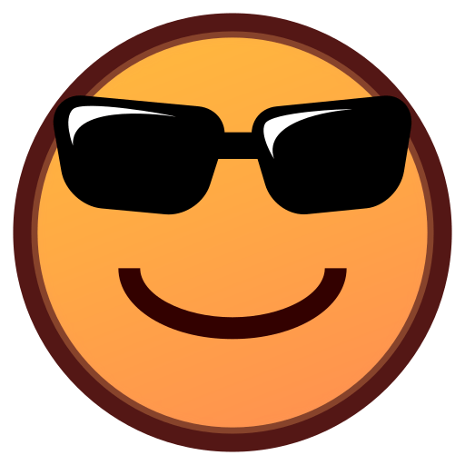 Smiling Face With Sunglasses Emoji For Facebook, Email Sms Id