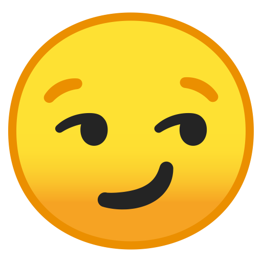 Smirking Face Icon Noto Emoji Smileys Iconset Google