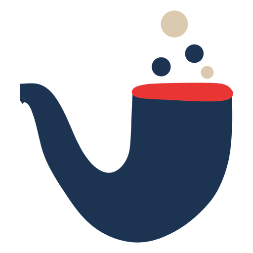 Smoking Pipe Flat Icon