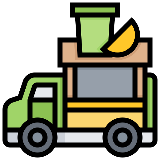Bar, Fruit, Juice, Smoothie, Truck Icon Free Of Street Food