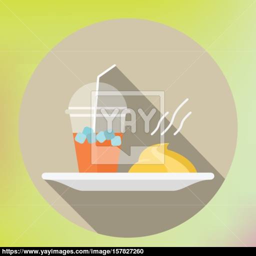 Smoothie Mashed Potatoes Flat Icon Vector