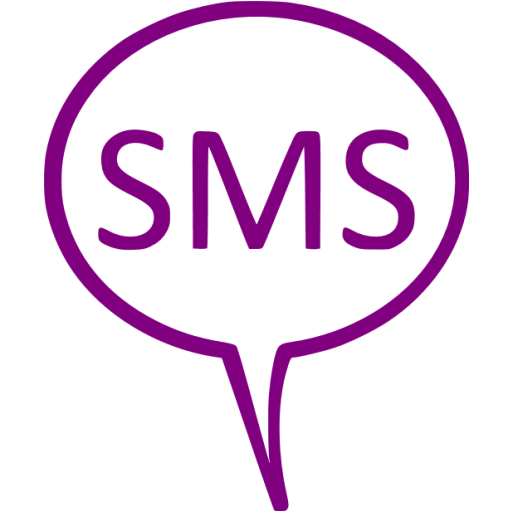 Purple Sms Icon