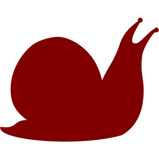 Maroon Snail Icon