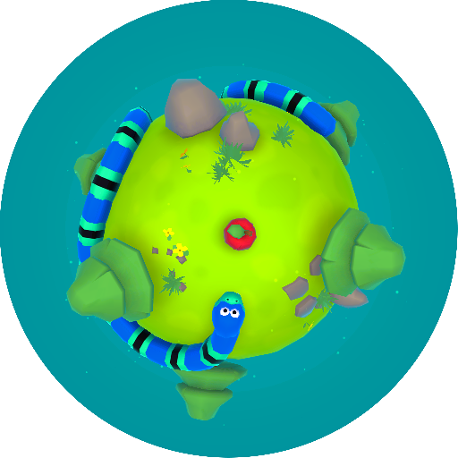 Icon For The Android Version Of The Game Snaky Snake Mobile Game