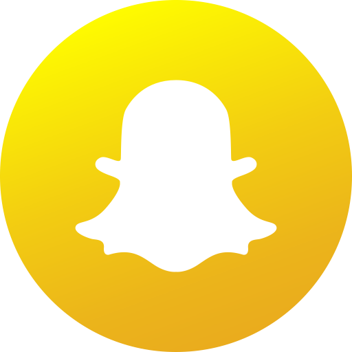 Circle, Colored, Gradient, Media, Snapchat, Social, Social Media Icon