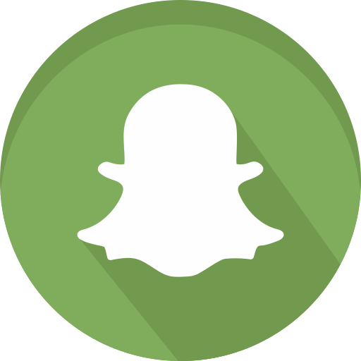 Social Media Snapchat Glyph Icon