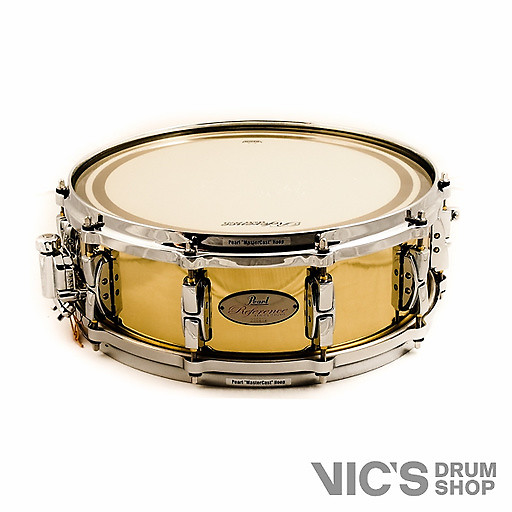 Pearl Reference Brass Snare Drum Reverb