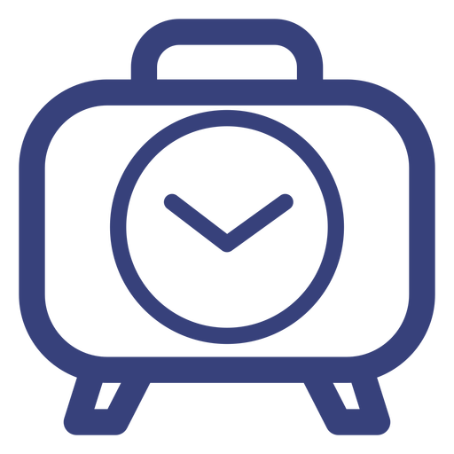 Snooze Alarm Clock Stroke Icon