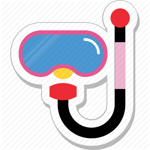 Dive Mask, Diving, Scuba Mask, Snorkel, Swim Mask Icon