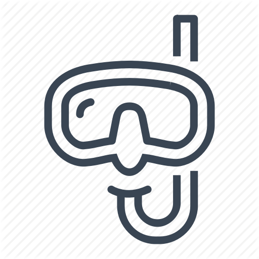 Diving, Mask, Scuba, Snorkel Icon