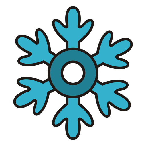 Snowflake Cartoon Icon