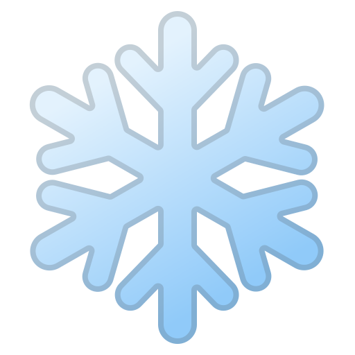 Snowflake Icon Noto Emoji Travel Places Iconset Google