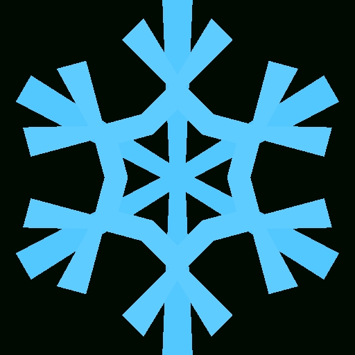 Simple Christmas Snowflake Icon, Png Clipart Image Iconbug