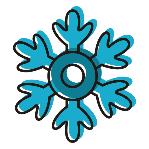 Snowflake Cartoon Icon