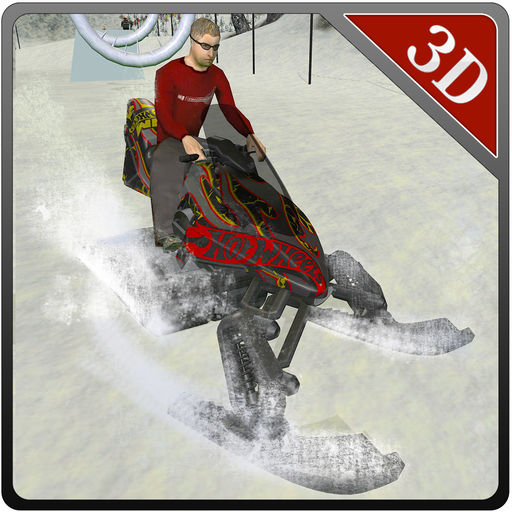Snowmobile Driver Extreme Snow Bike Riding Racing Simulator Game