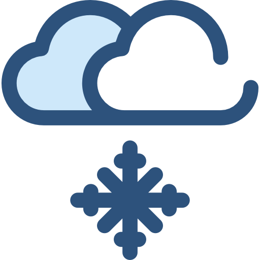 Snowing, Moon, Weather, Snow, Nature, Winter, Cold, Snowy, Frost Icon