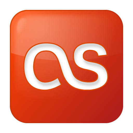 Free Icons Social Lastfm Box Red Yootheme