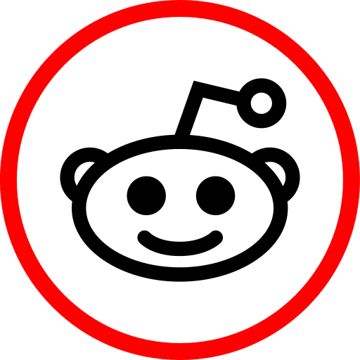 Media, Online, Reddit, Social Icon Red Icons