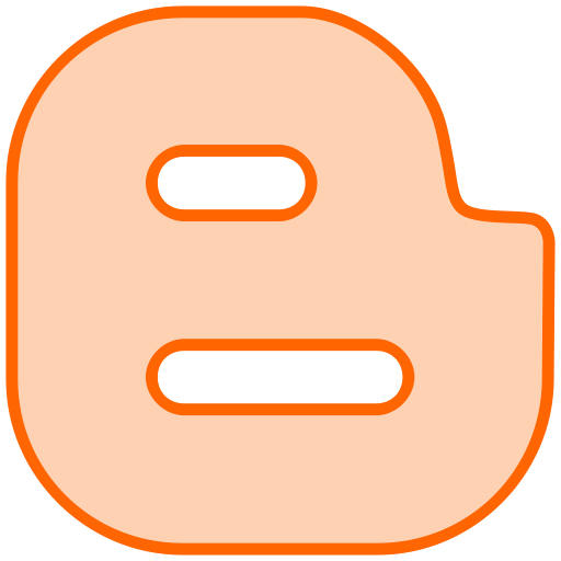 Blogger, Google, Line, Social, System, Transparent Icon