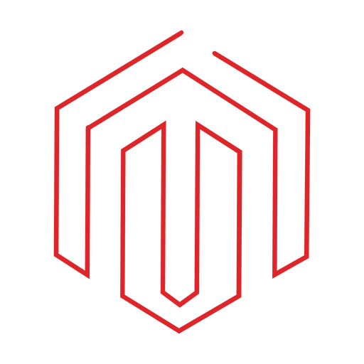 Red Line Social Media Icon