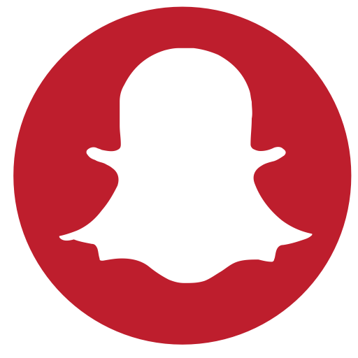 Red Social Media Icons