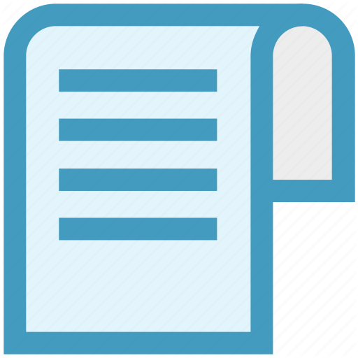 Digital Marketing, Document, List, Page, Paper, Shopping List Icon