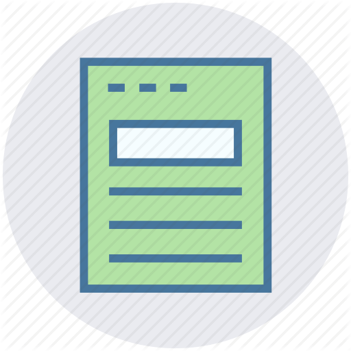 Digital Marketing, Document, List, Page, Webpage Icon