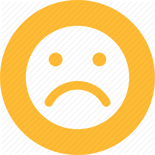 Angry, Depressed, Dislike, Face, Sad, Unhappy Icon