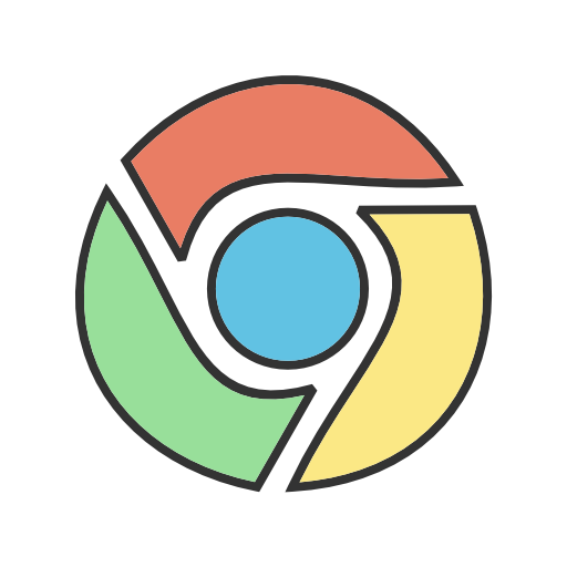 Social Media Icons Clipart Chrome