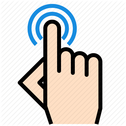 Finger, Hand, Scan, Security Icon