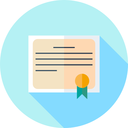 Certificate, Studies, Graduation, Diploma, Accreditation Icon