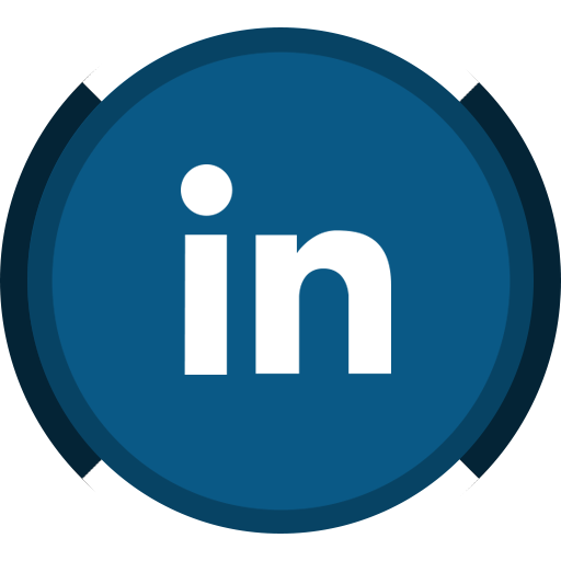 Linked, Social, Work, In, Job Icon