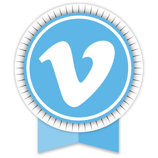 Vimeo Icon Round Ribbon Social Iconset S Icons