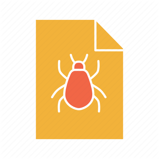 Bug, Doc, Error, File, Report, Software, Virus Icon