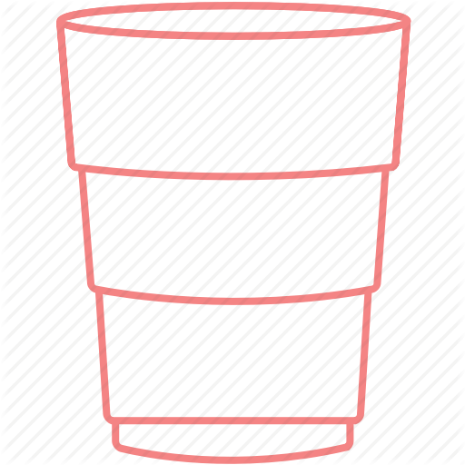 College, Cup, Outline, Party, Solocup Icon
