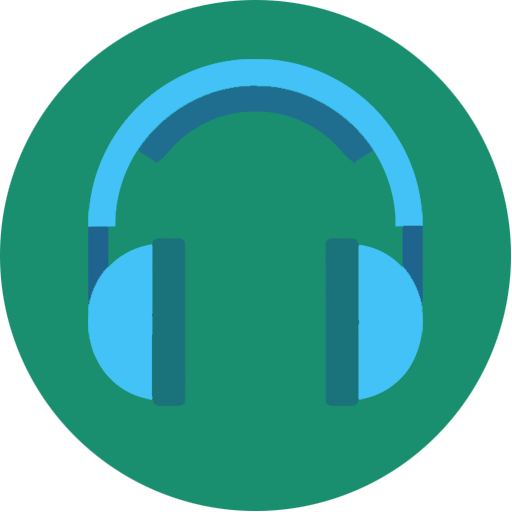 Blue, Headphone, Headset, Media, Music, Song, Songs Icon