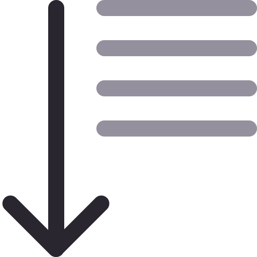 Sort, Ascending Icon Free Of Icons Duetone