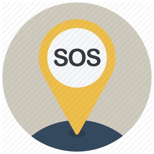 Gps, Help, Location, Map, Navigation, Pin, Sos Icon