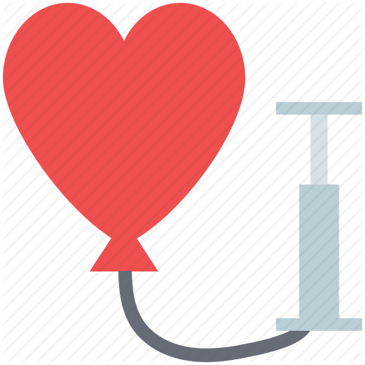 Heart Balloon, Heart Pump, Love Symbol, Loving, Romance, Soul Icon