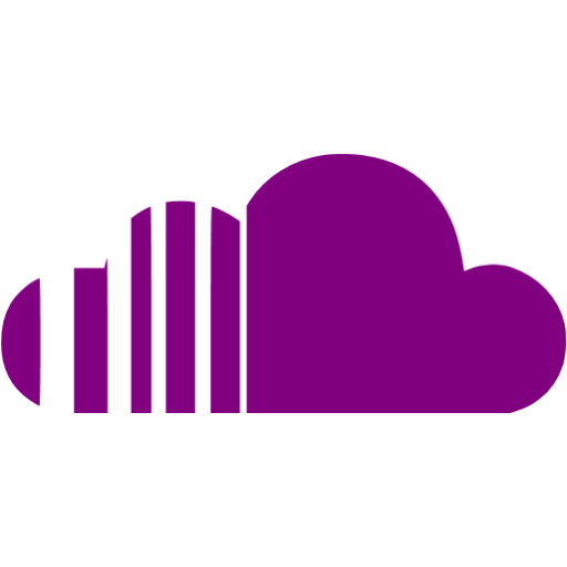 Purple Soundcloud Icon